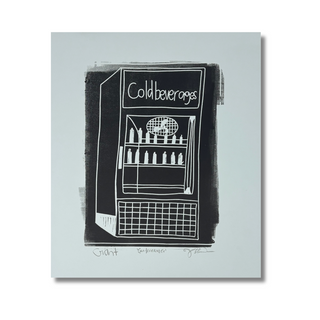 Cold Beverages on Blue