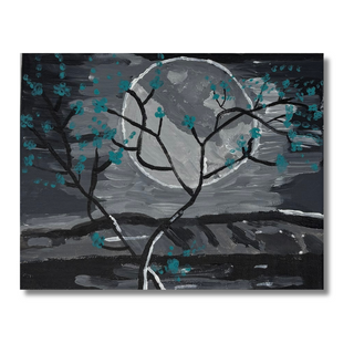 Blue Blossom Night
