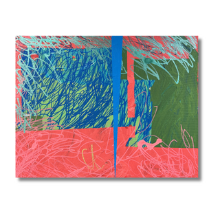 Blue with Skinny Triangle