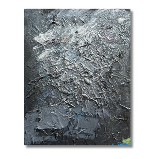 Messy in Silver with Hints of Blue