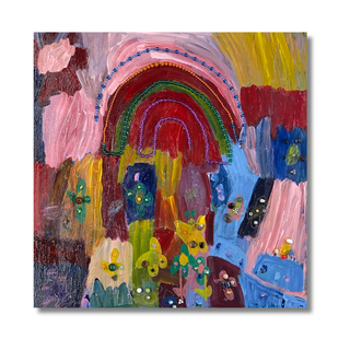 Rainbow with Flowers