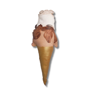 Vanilla and Chocolate Ice Cream Cone